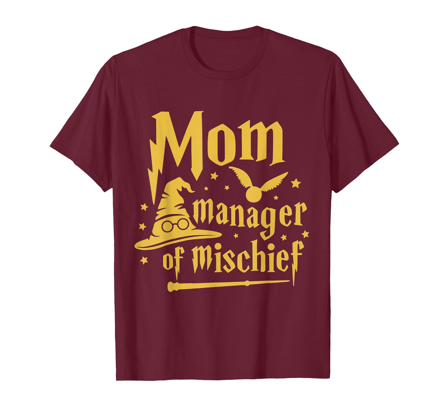 Magical Mom Manager of Mischief Birthday Family Matching T-Shirt