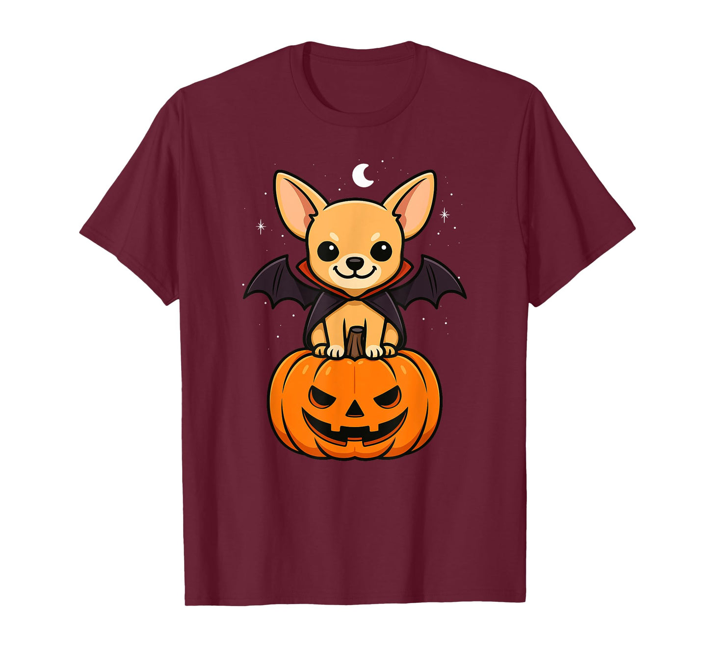 Chihuahua Animal Lover Vampire Pumpkin Halloween Mom Dad T-Shirt