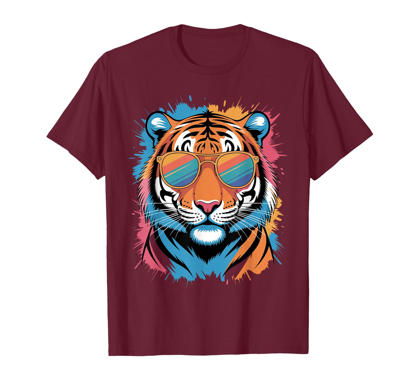 Cool Tiger Costume for Men Women Kids Pattern Tiger Lover T-Shirt