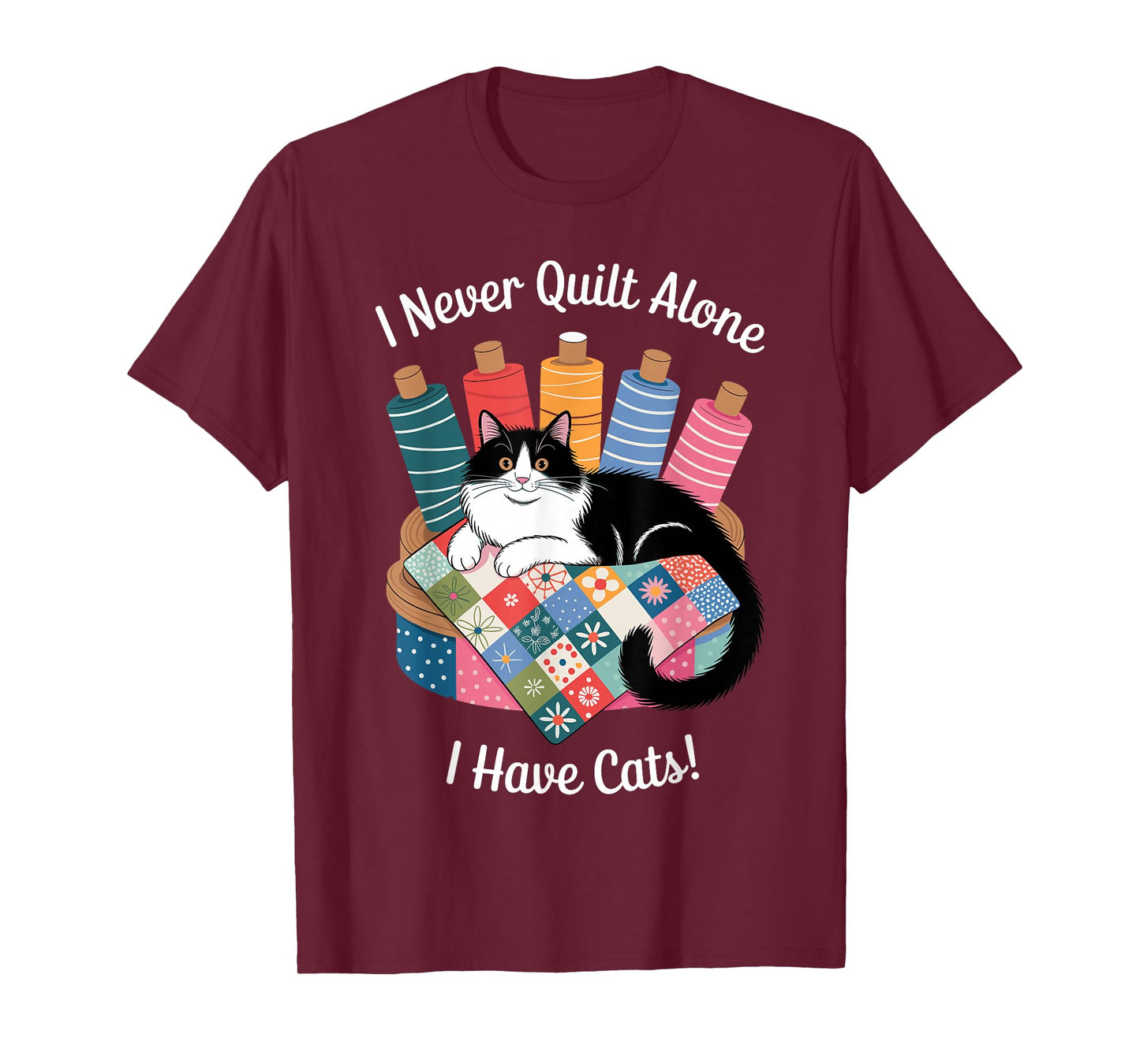 Funny Quilting Art for Men Women Sewer Quilt Sewing Quilter T-Shirt