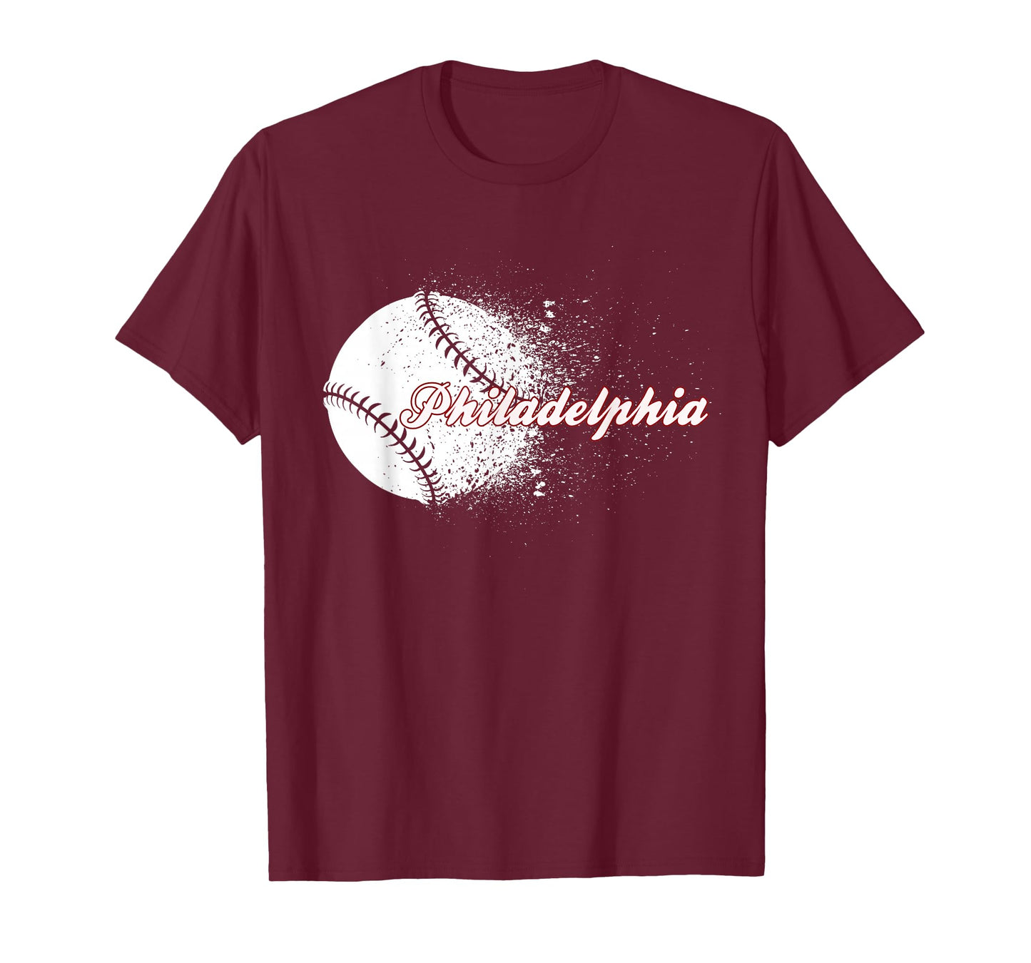 Philadelphia Baseball Skyline Philly Men Women T-Shirt