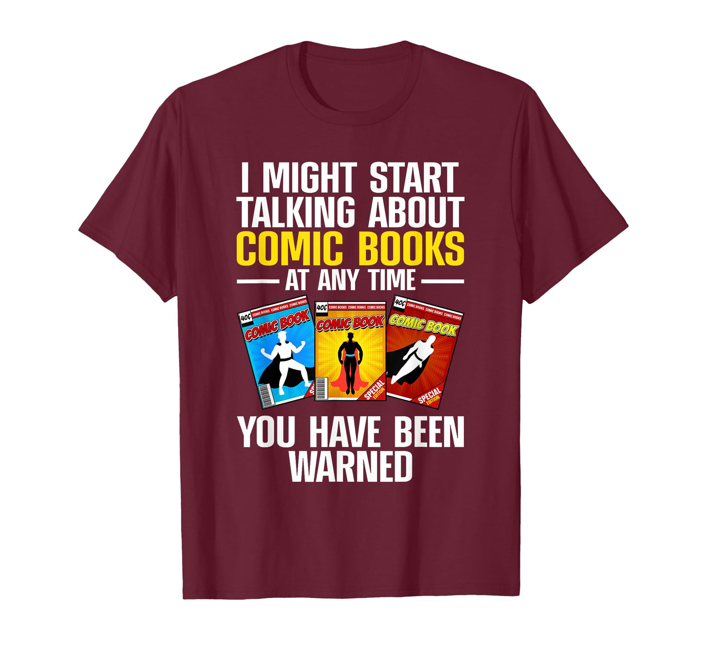 Comic Books Art For Men Women Comic Book Collector Comics T-Shirt