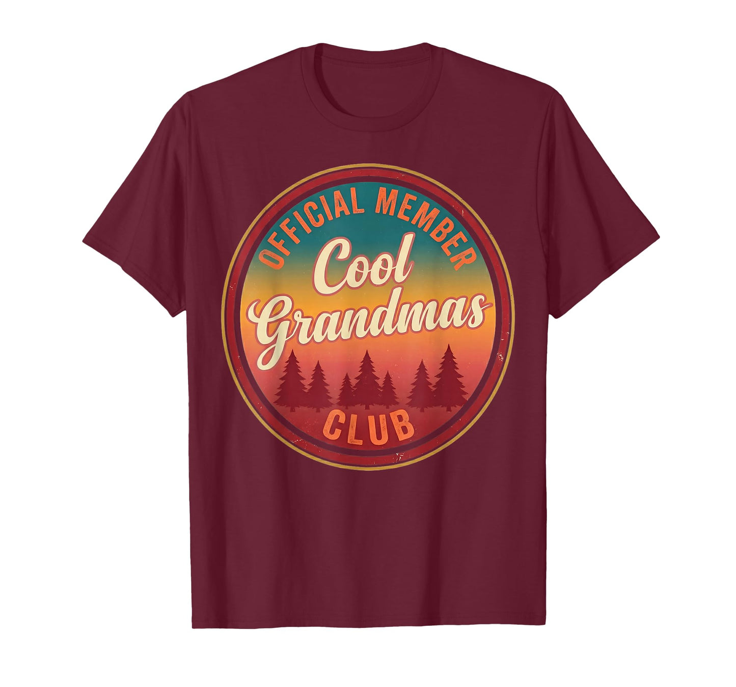 Cool Grandmas Club Official Member Funny for Grandmother T-Shirt