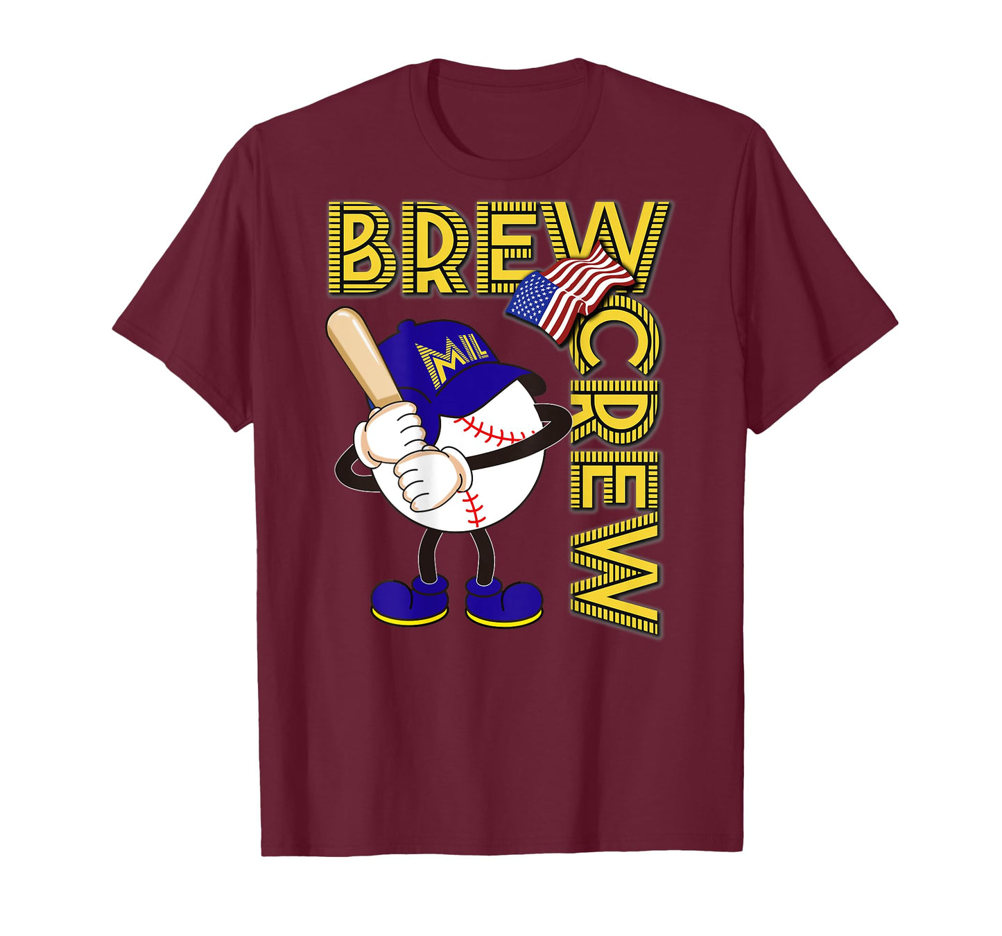 Brew Crew_Sausage Race_003_Back Printed T-Shirt