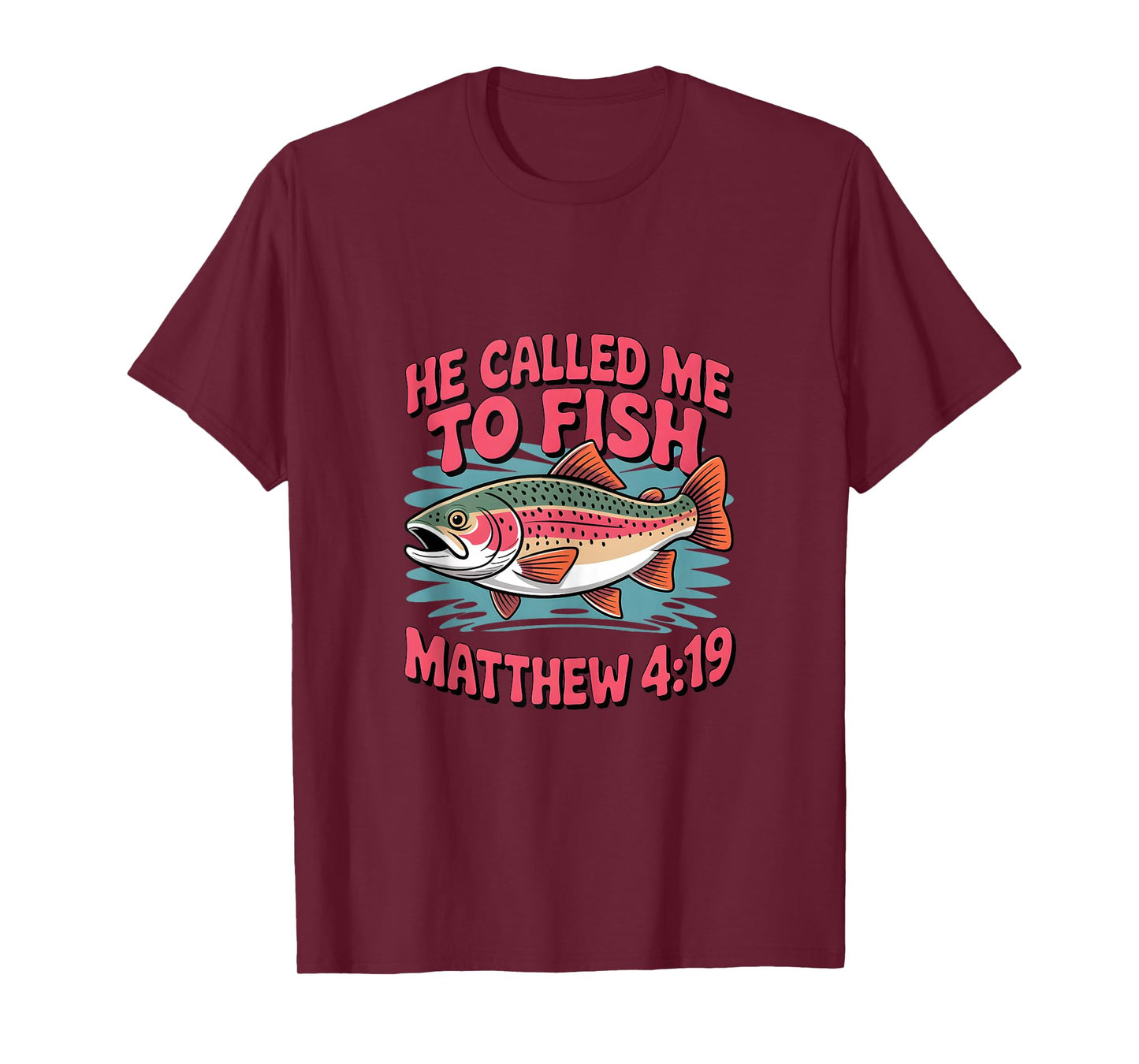 He Called Me to Fish Faith-Based Christian Fishing Tank Top
