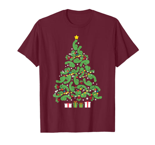 Funny Christmas Tree Men Women Ugly Christmas T-Shirt