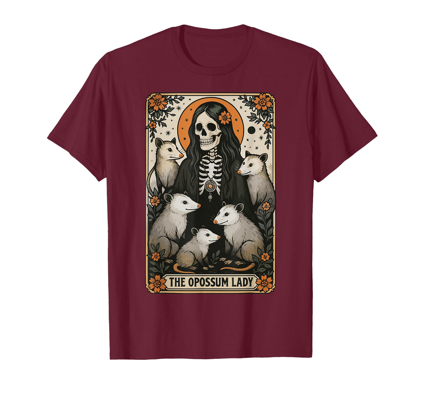 The Opossum Lady Tarot Card T-Shirt