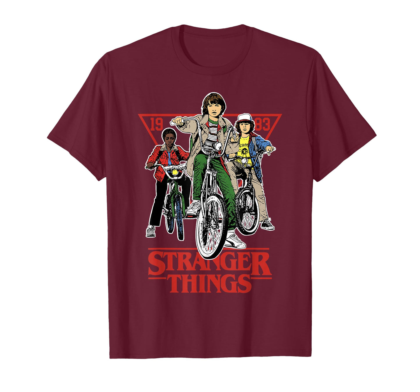 Stranger Things Will Mike Dustin On Bikes 1983 Retro T-Shirt