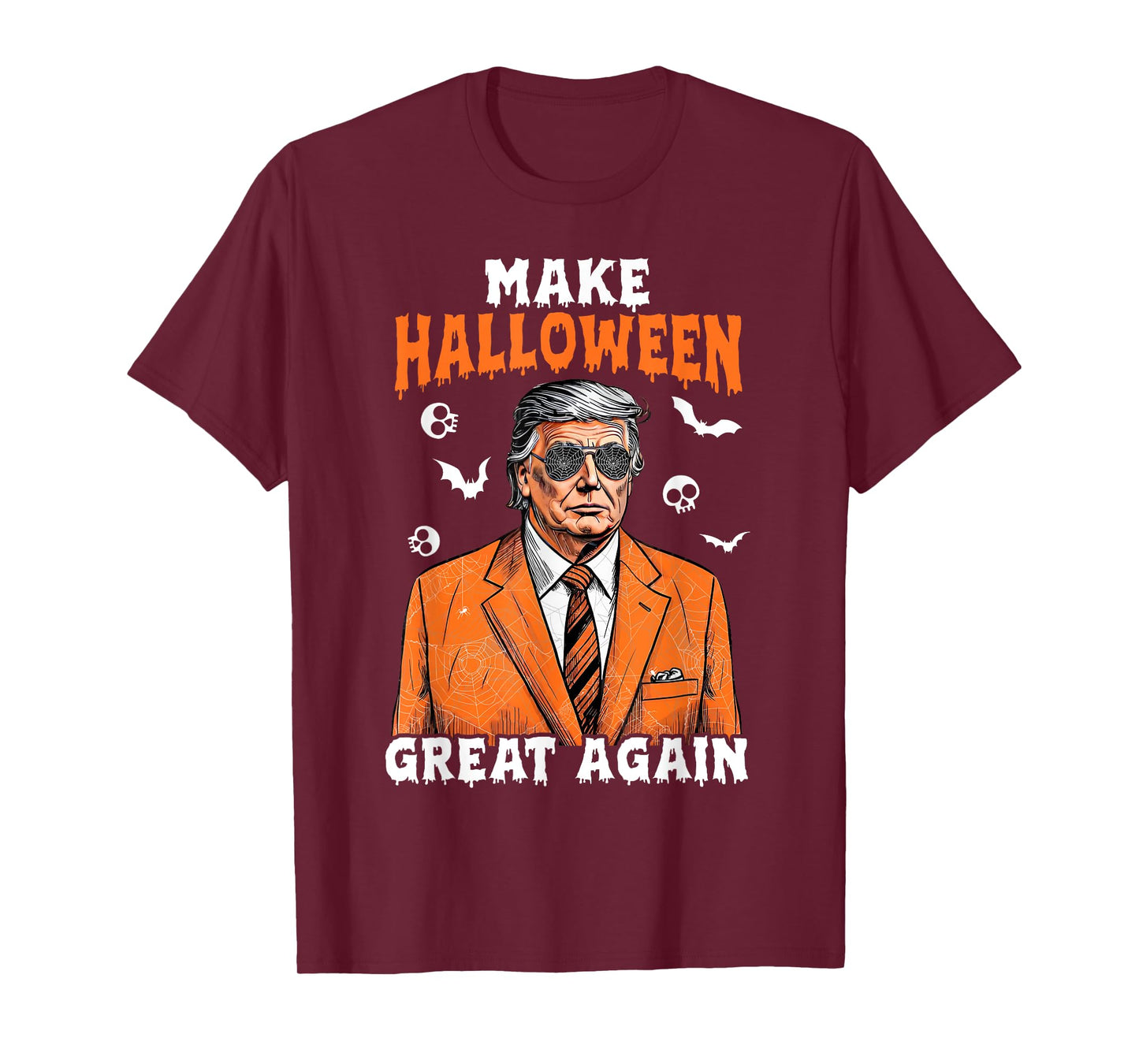 Make Halloween Great Again Donald Trump Spooky Season Funny T-Shirt