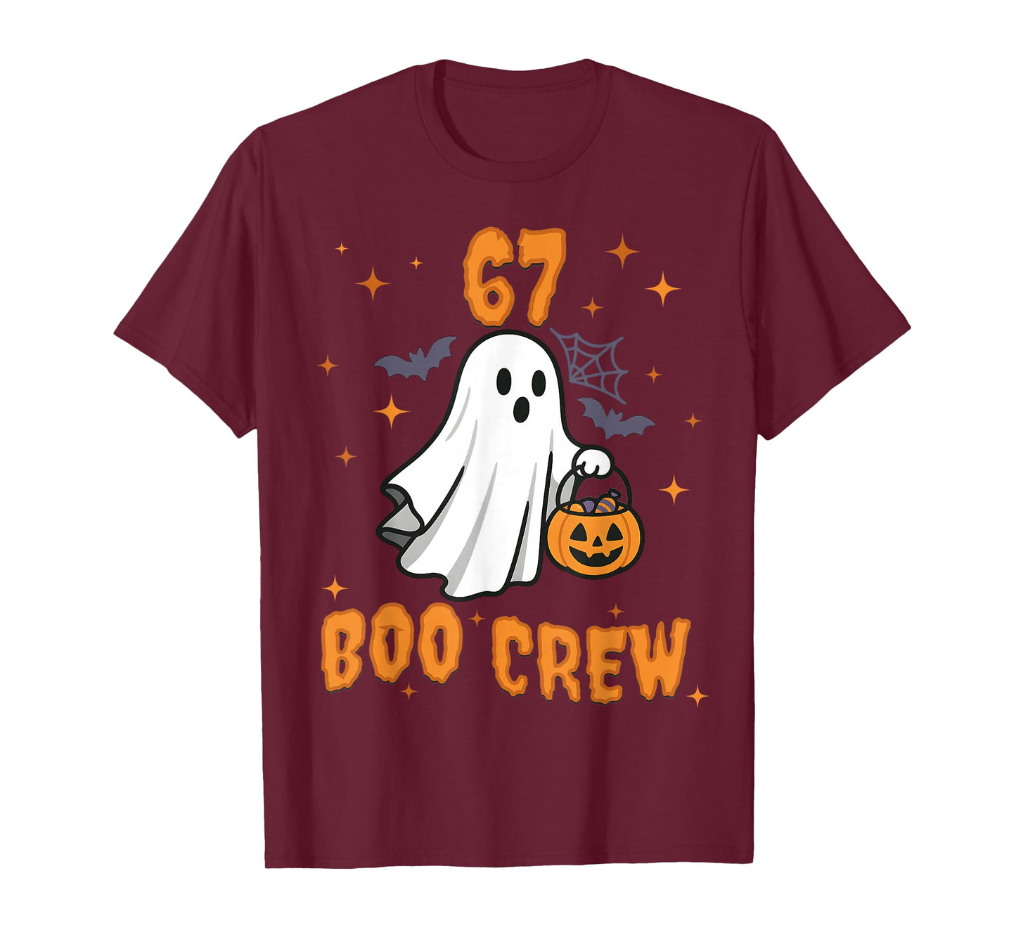 67 Halloween Ghost Boo Crew Matching Funny Brainrot Kids T-Shirt