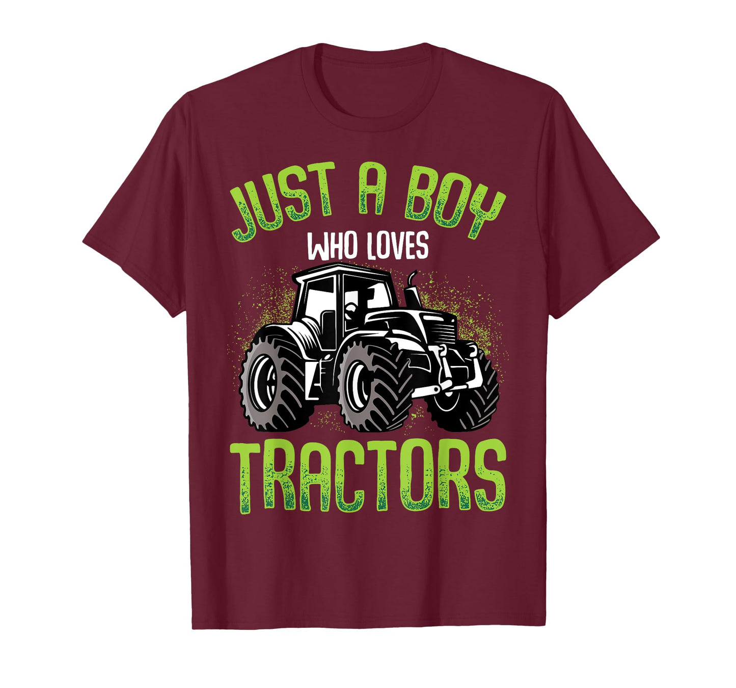 Just A Boy Who Loves Tractors Farm Kids T-Shirt