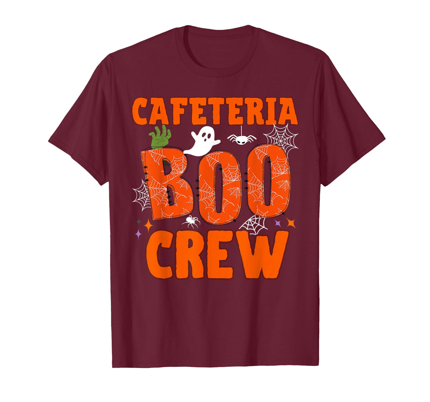 Cafeteria Boo Crew Halloween Costume Lunch Lady Matching Tee T-Shirt