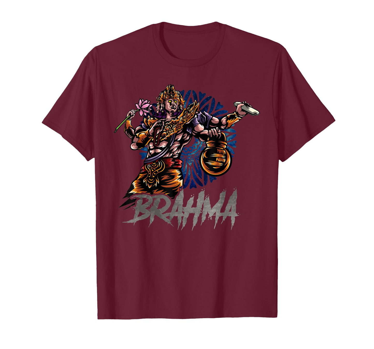 Brahma India Ancient Hindu Mythology Spiritual God T-Shirt