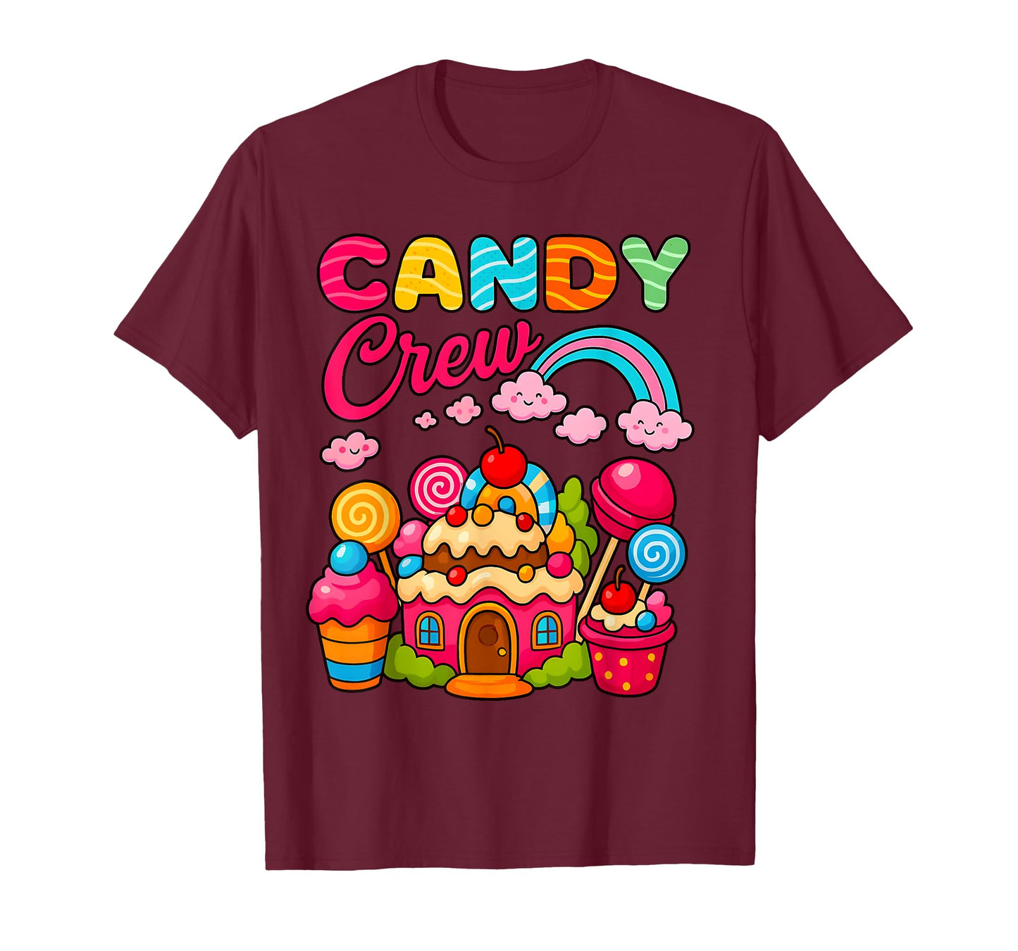 Candy Crew Candy Land Decorations Candy Squad Kids Women T-Shirt