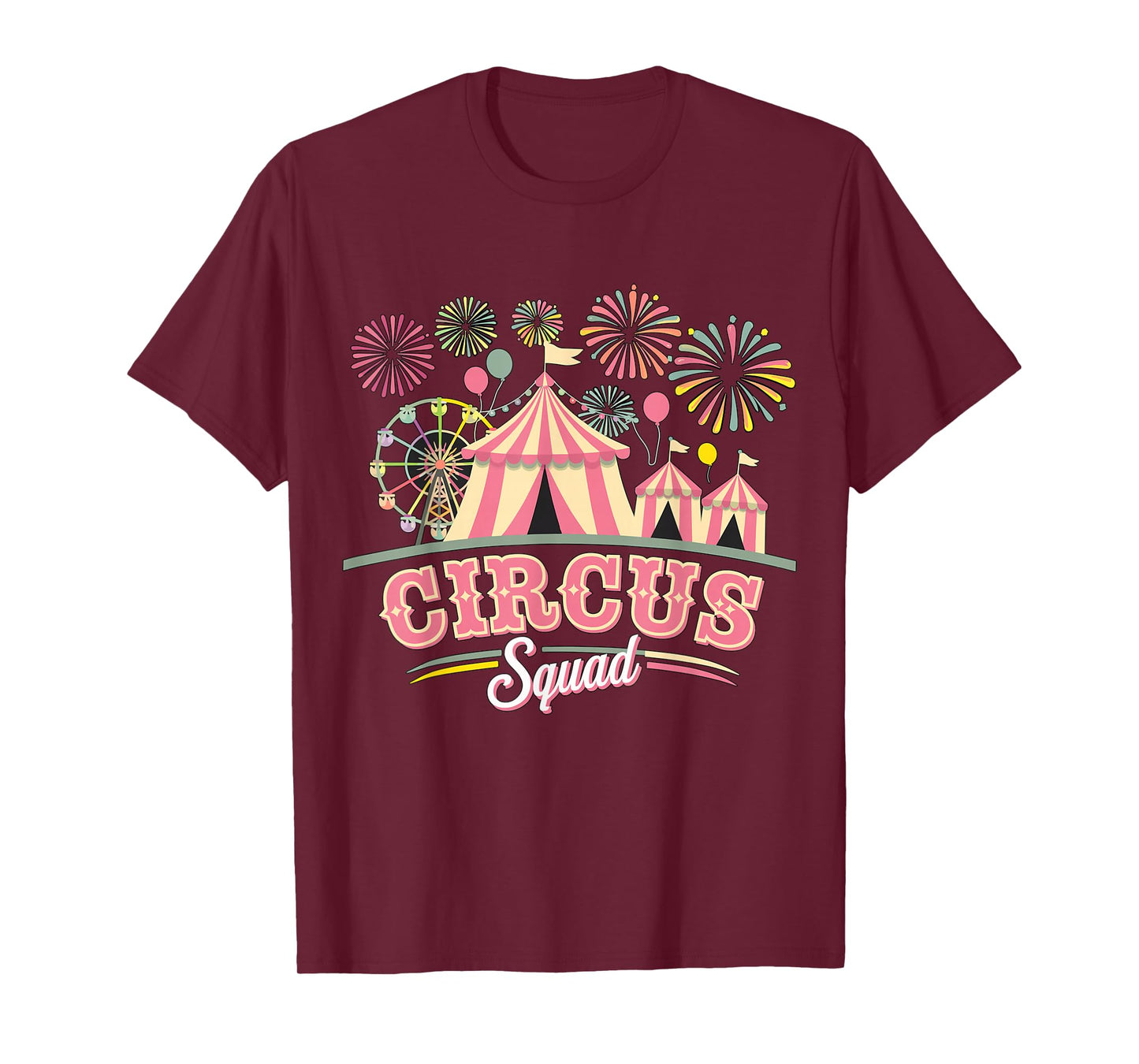 Circus Squad Matching Birthday Circus Staff T-Shirt