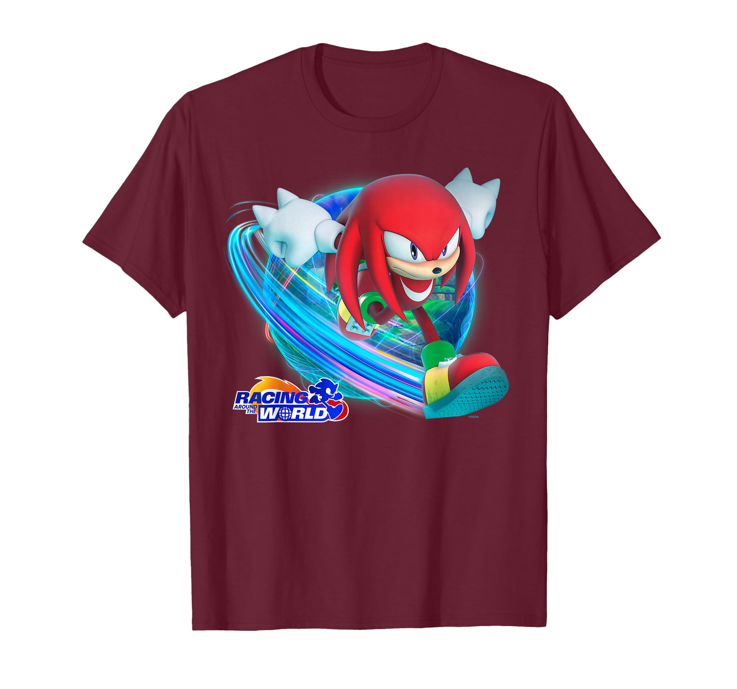 Sonic the Hedgehog - Racing Around the World Knuckles T-Shirt
