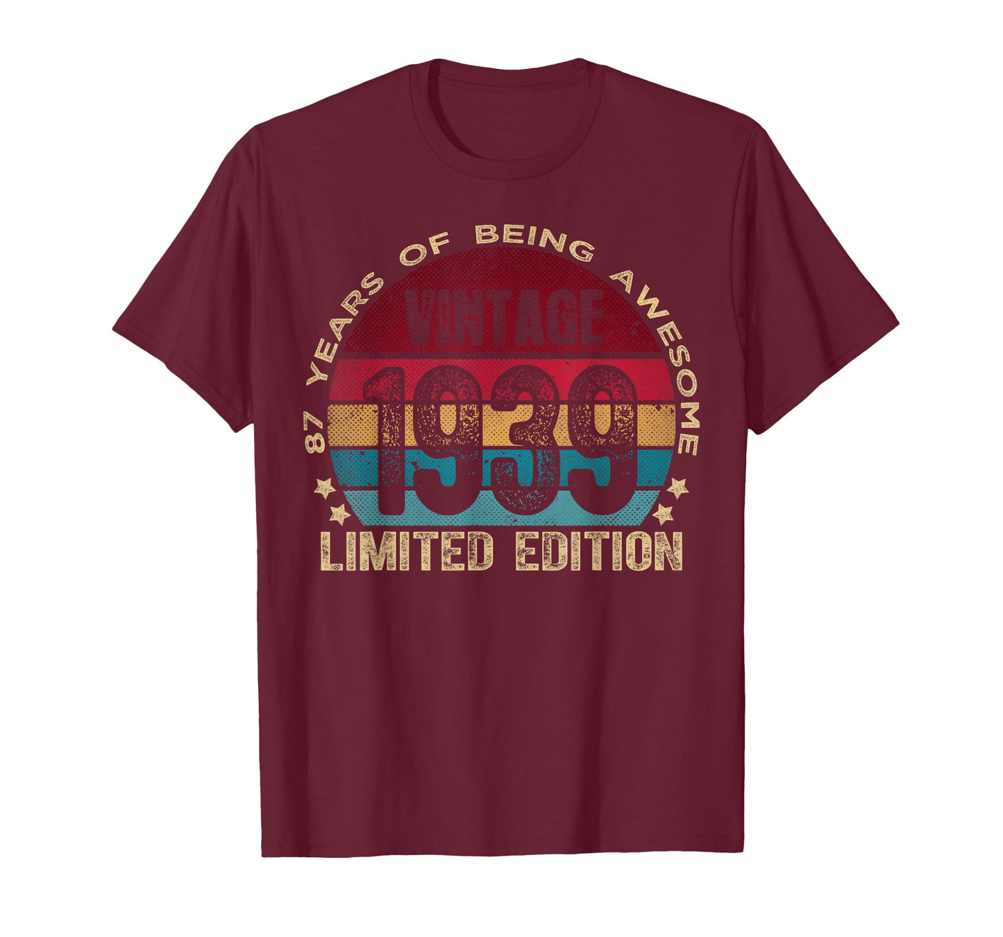 87 Year Old Gifts Vintage 1939 Limited Edition 87th Birthday T-Shirt