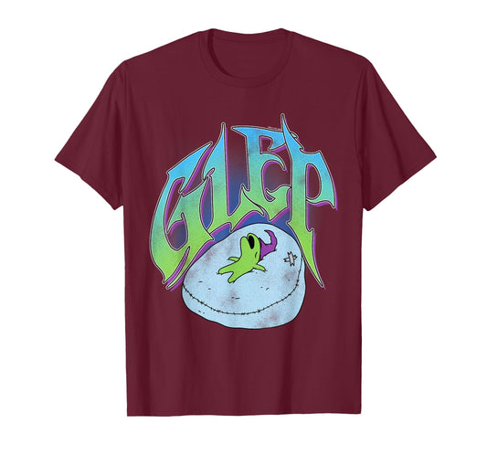 Smiling Friends Napping Glep Colorful Old English Cartoon T-Shirt