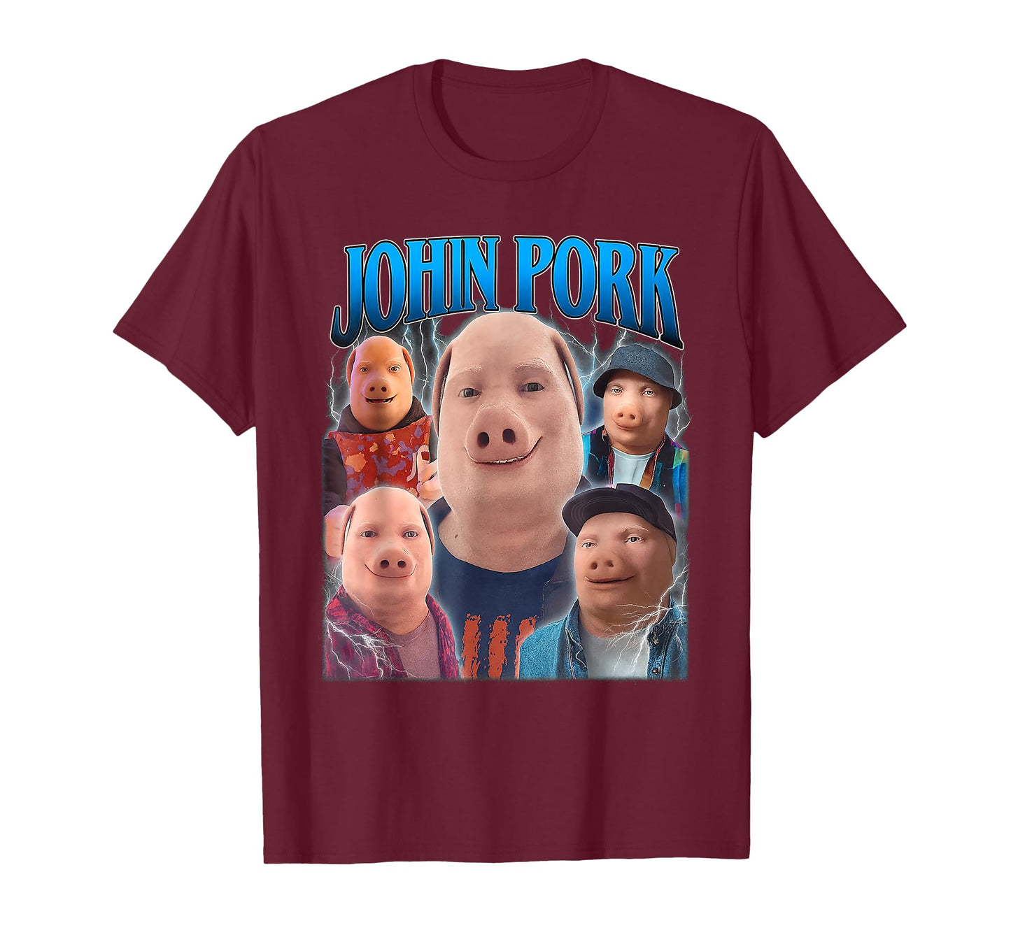 John Pork Meme Humor Men Women T-Shirt