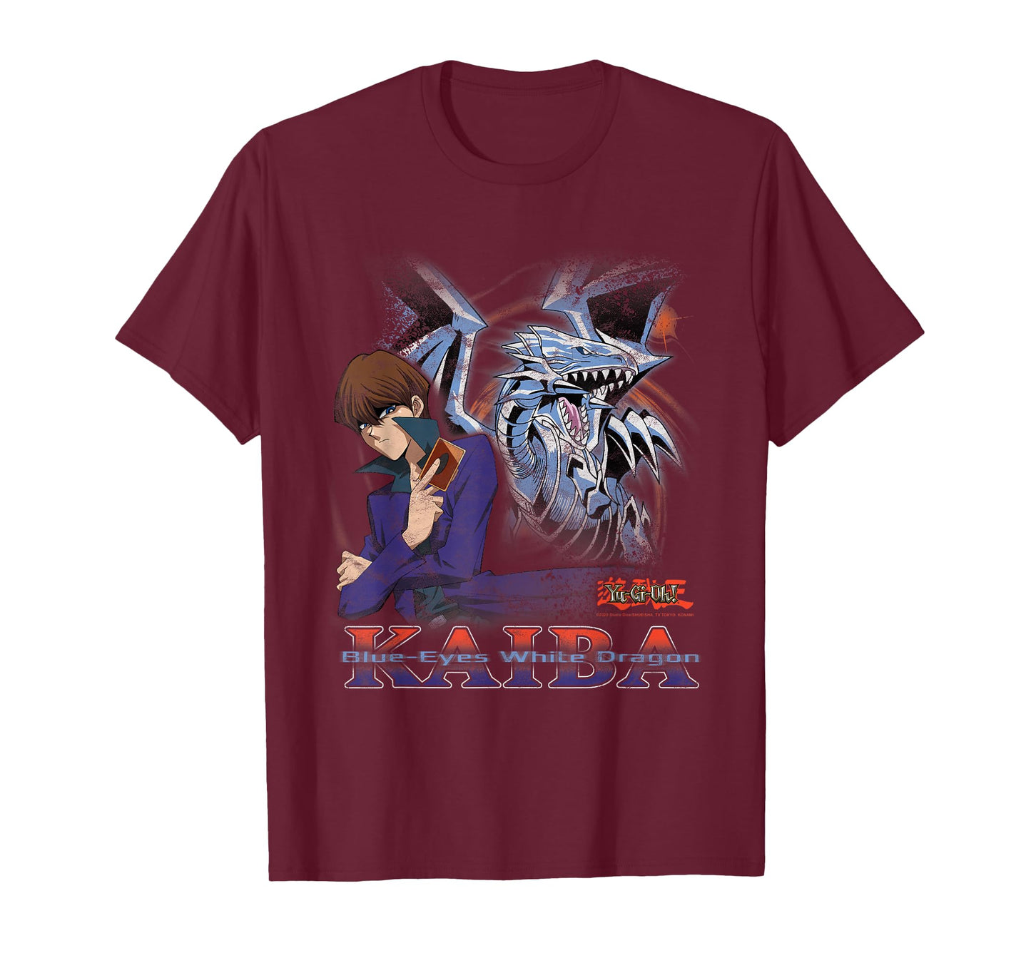 Yu-Gi-Oh! Duel Monsters Kaiba Blue-Eyes White Dragon Anime T-Shirt