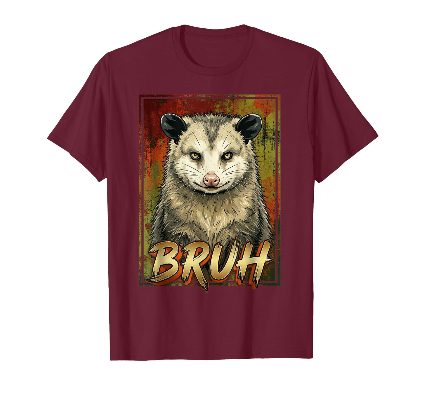 Funny Opossum Bruh Teens Boys Girls Kids Men Possum Meme T-Shirt