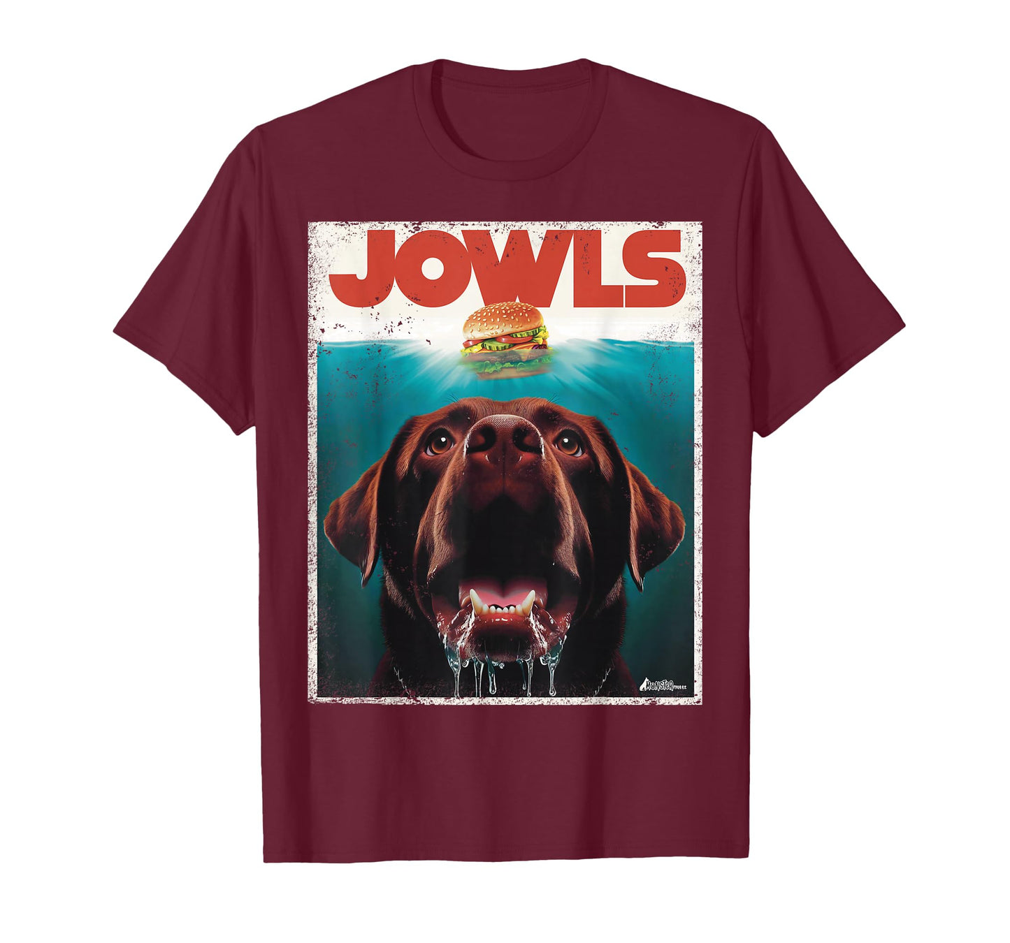 Funny Chocolate Lab Jowls, Labrador Retriever Dog Mom Dad T-Shirt