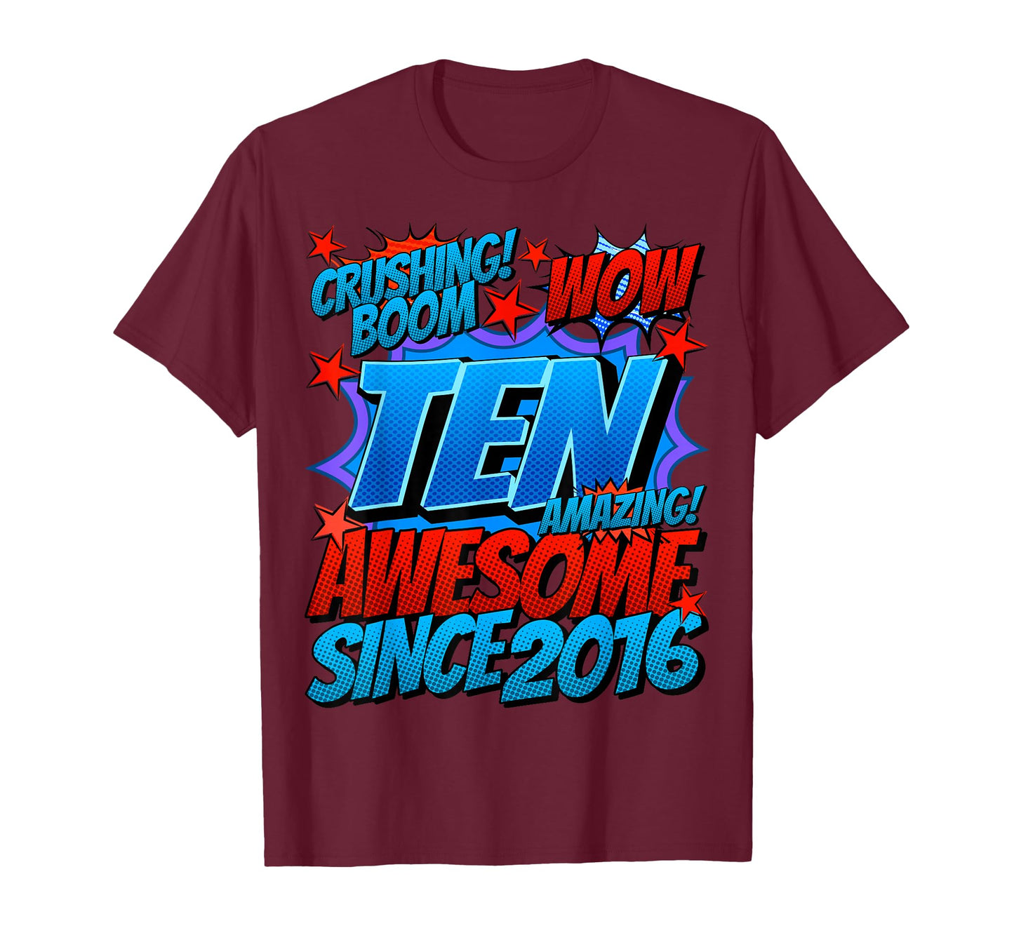 10 Year Old Gifts for Boys 10th Birthday Boy 10 Year Old Boy T-Shirt