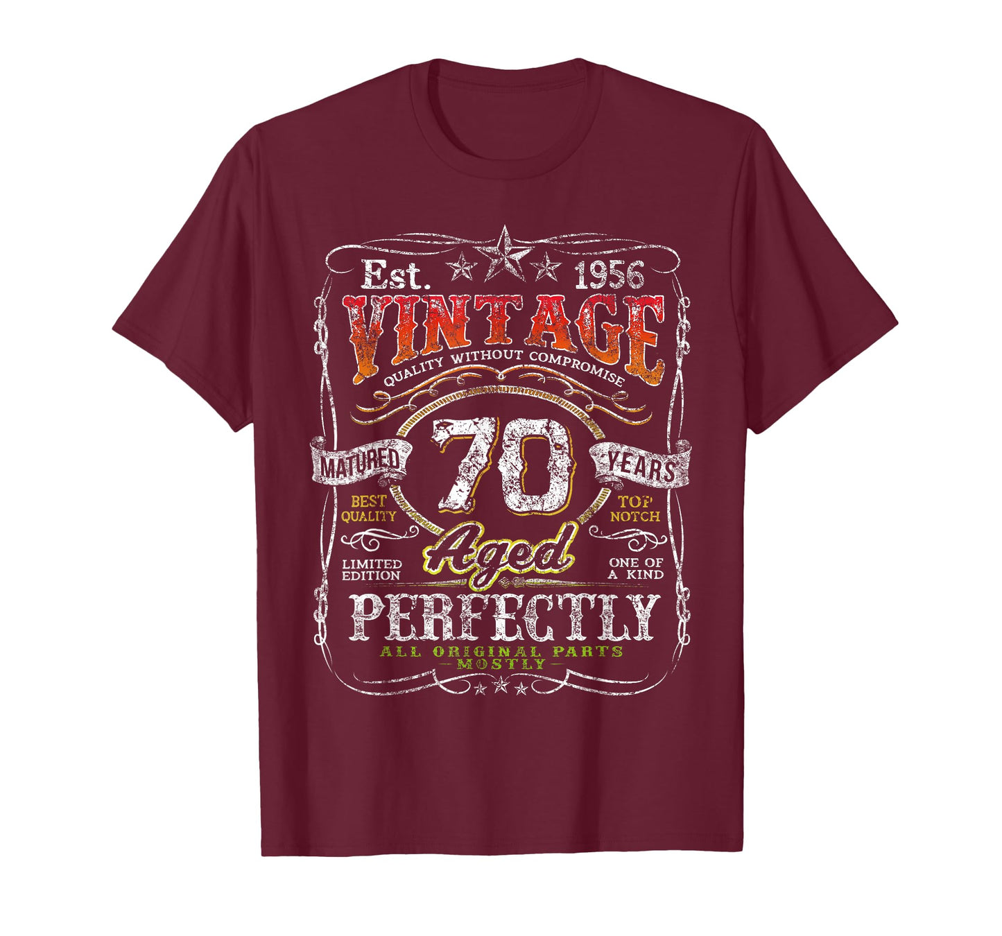 Vintage 1956 Limited Edition Shirt 70 Year Old 70th Birthday T-Shirt