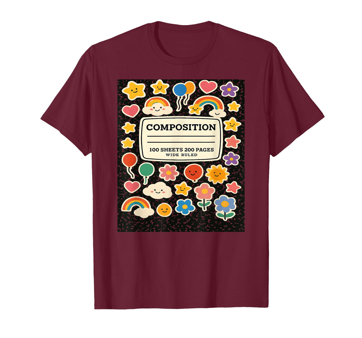 Composition Notebook Costume Teacher Matching Halloween Book T-Shirt