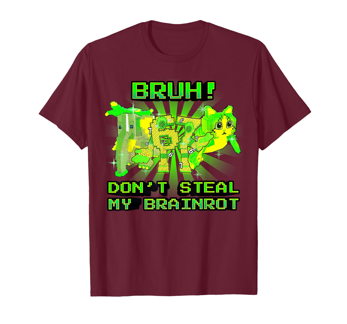 Bruh Don't Steal My OG Brainrots Funny Meme for Boys Kids T-Shirt