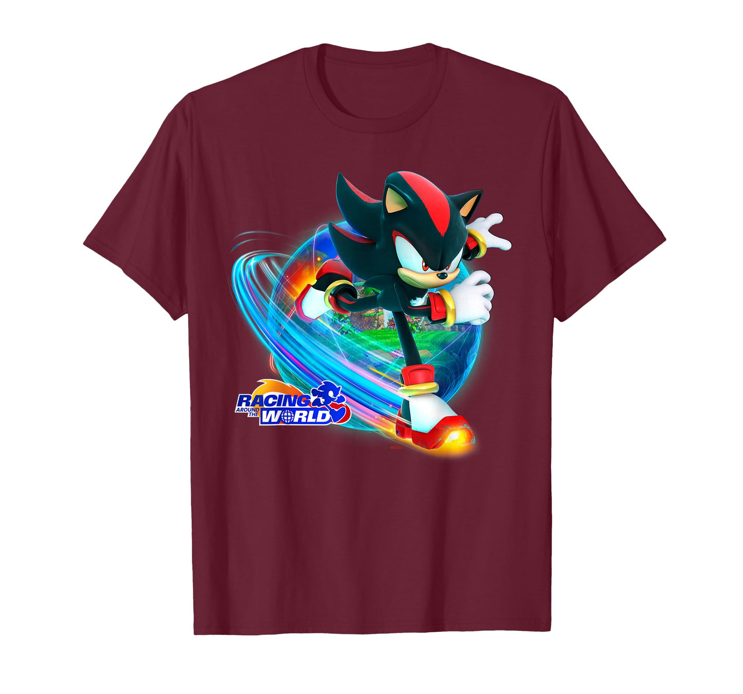 Sonic the Hedgehog - Racing Around the World Shadow T-Shirt