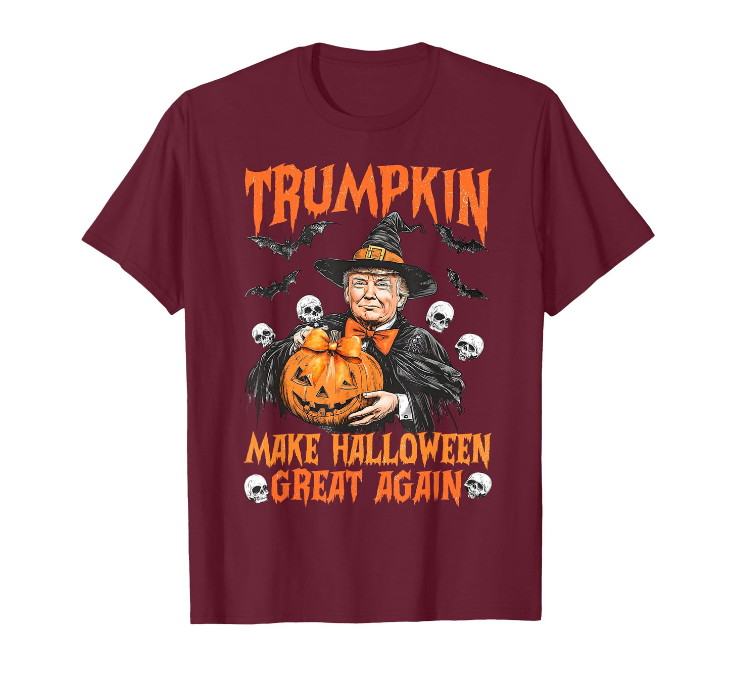 Trumpkin Make Halloween Great Again Witch Jack O Lantern T-Shirt
