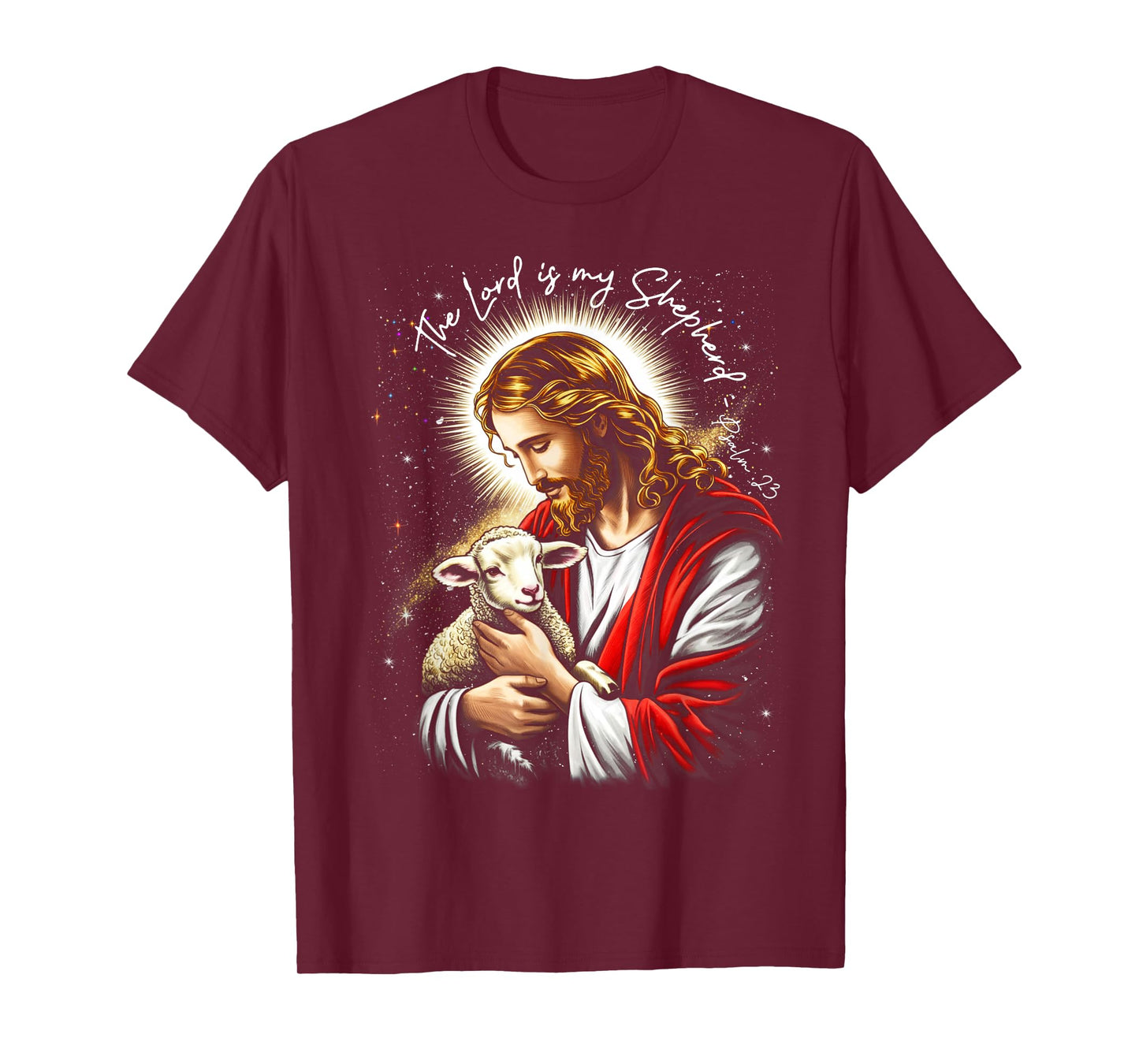 The Lord is My Shepherd Jesus Lamb Faith Christian Easter T-Shirt