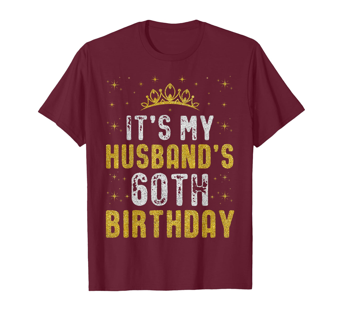 Happy It's My Husband's 60th Birthday 1965 60 Years Old T-Shirt