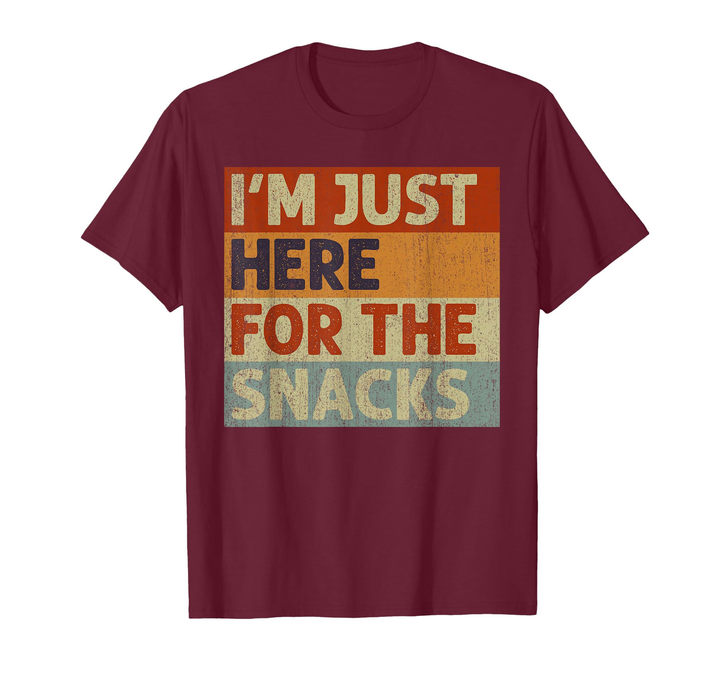 I'm Just Here For The Snacks Funny Saying Toddler Kids T-Shirt