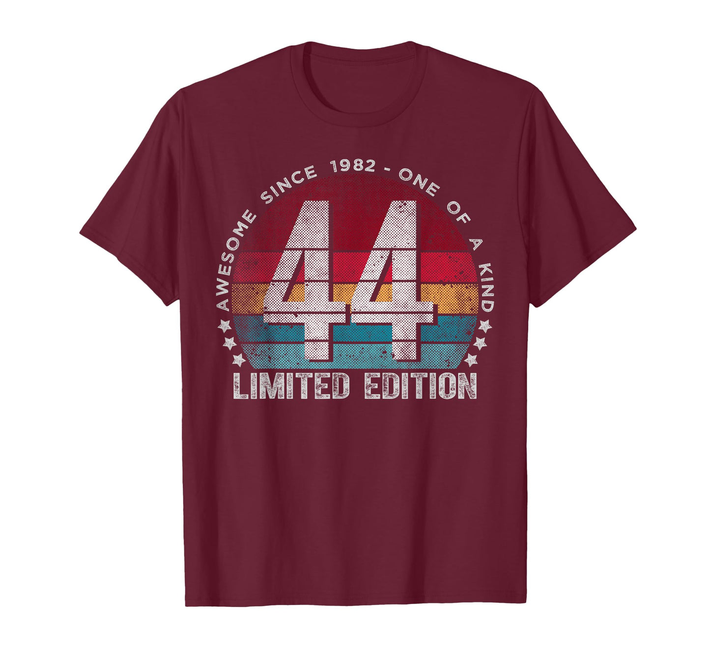 44 Year Old Gifts Vintage 1982 Limited Edition 44th Birthday T-Shirt