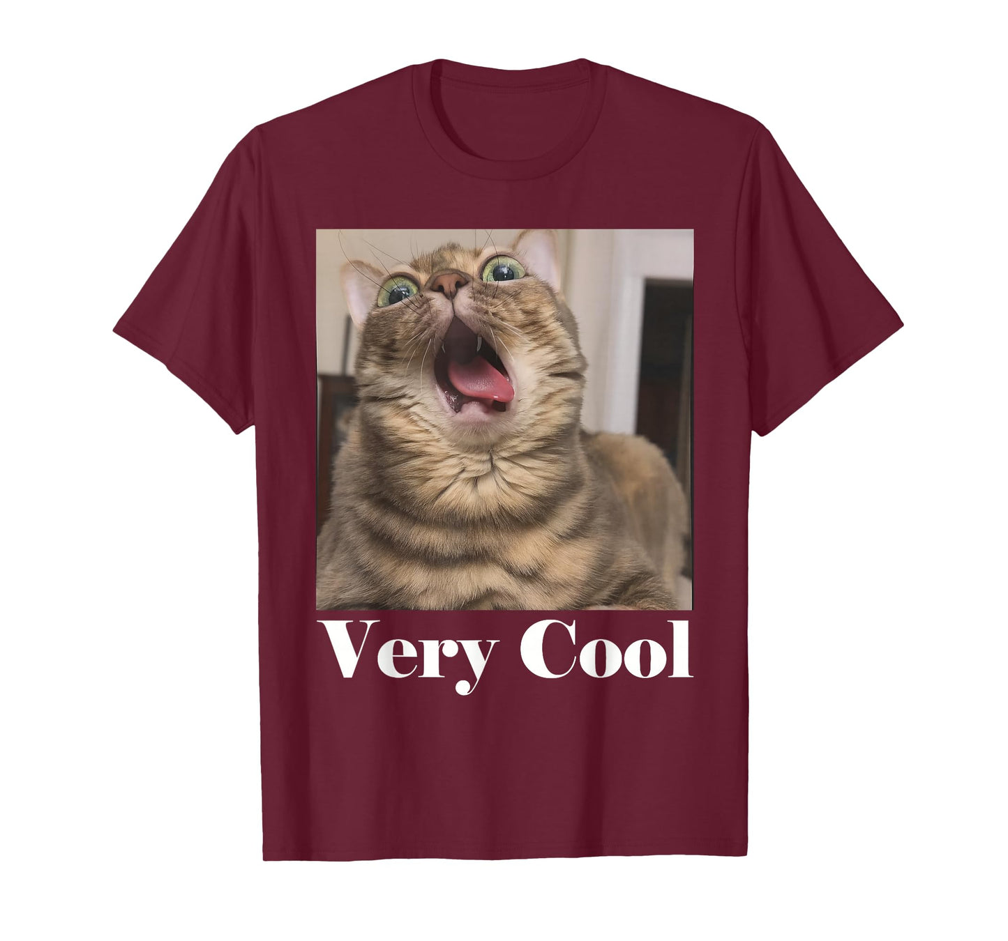 Cats Meme Graphic Silly Cat Humor Funny Cat Very Cool T-Shirt
