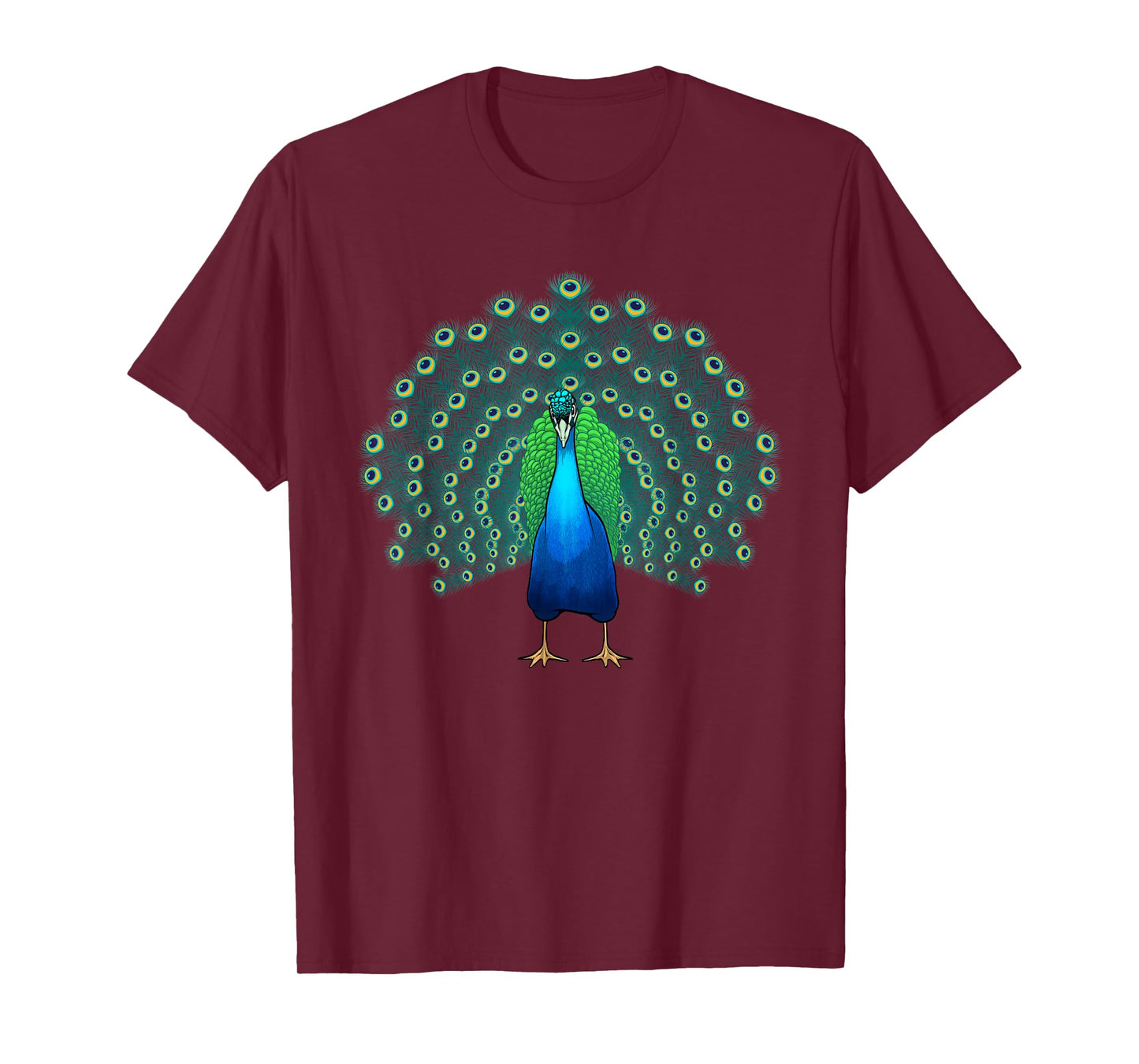 Cool Peacock Art for Men Women Peacock Feather Peacock Lover T-Shirt