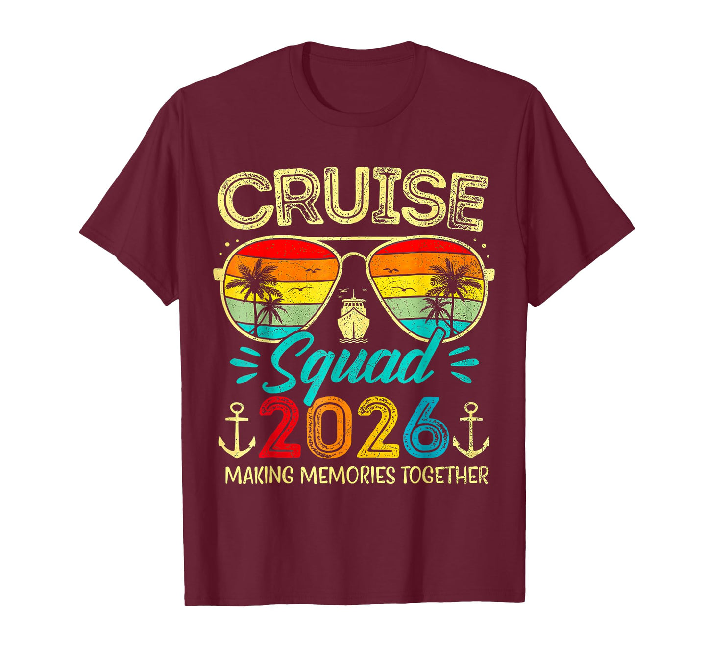 Cruise Squad 2026 Family Group Matching Summer Vacation T-Shirt