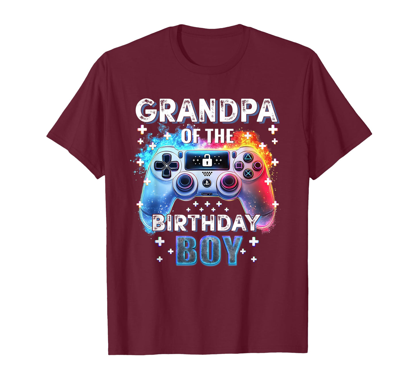 Grandpa of the Birthday Boy Video Gamer Birthday T-Shirt