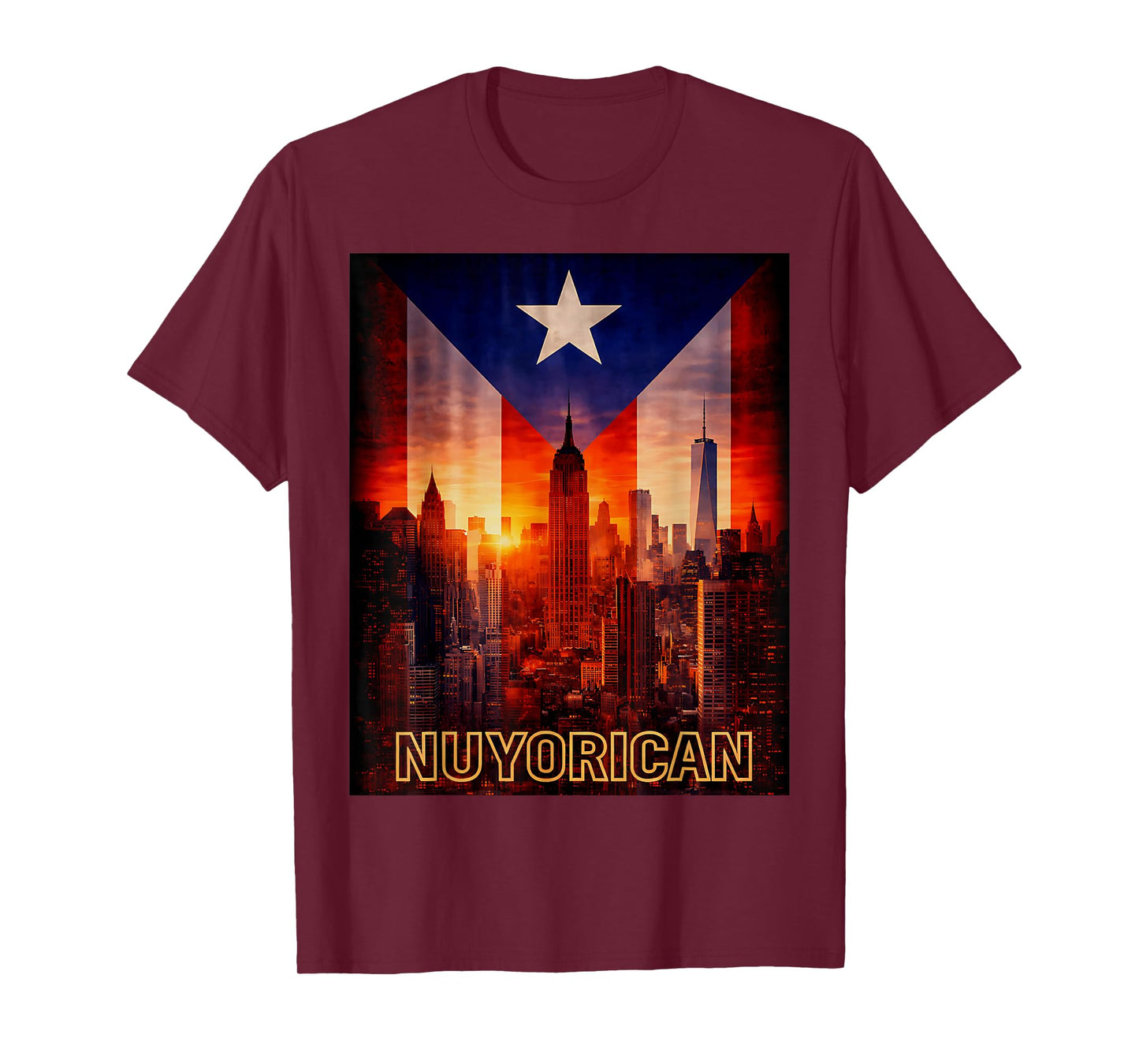Puerto Rican NY Men Women Taino Flag Puerto Rico Nuyorican T-Shirt