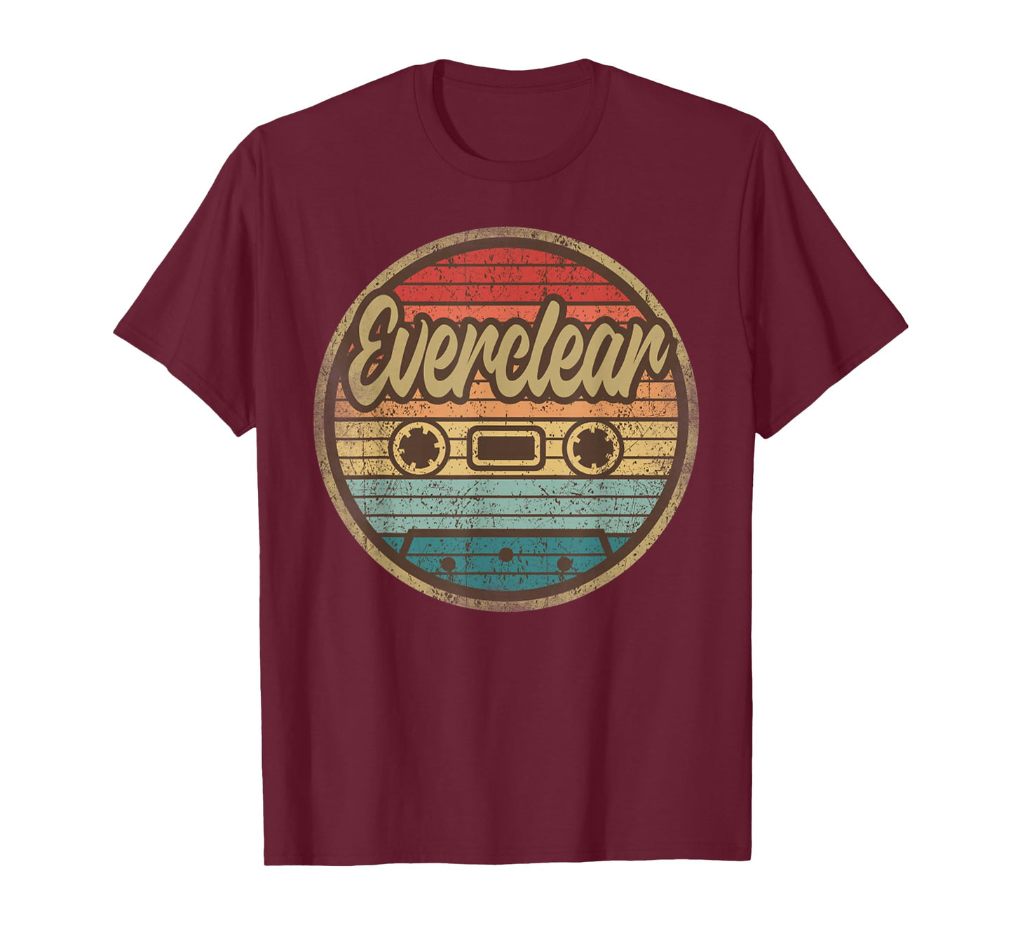 Vintage Eversclear Retro Musician 90s Rock Cassette T-Shirt