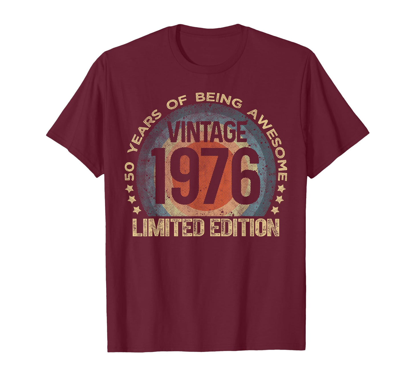 50 Year Old Gifts Vintage 1976 Limited Edition 50th Birthday T-Shirt