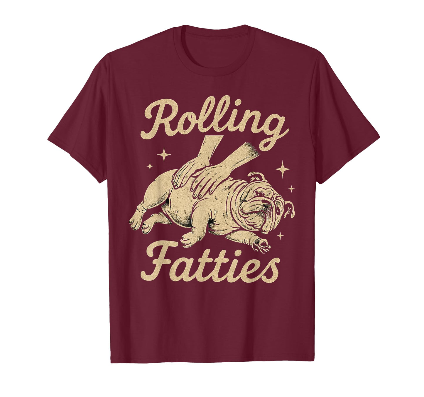 Funny Cute English Bulldog Lover Puppy Owner Bulldog Fatty T-Shirt