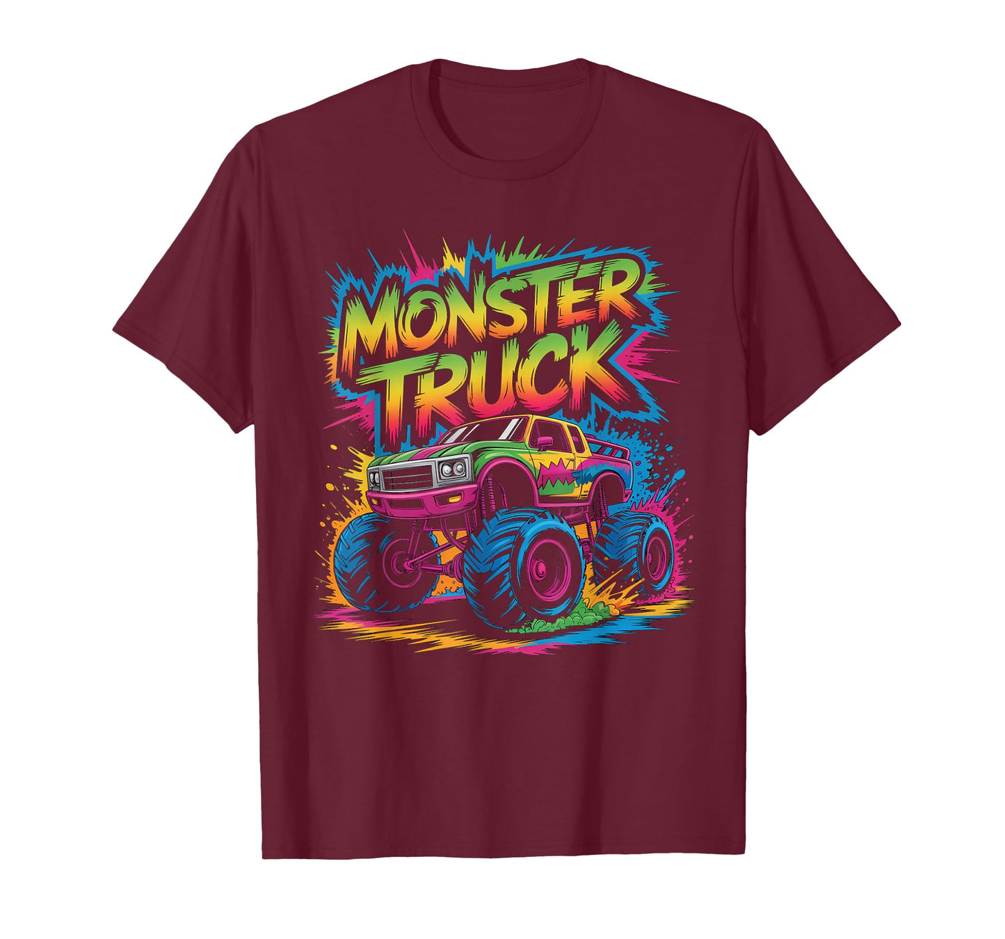 Monster Truck Birthday Party for Toddlers Youth & Adults T-Shirt