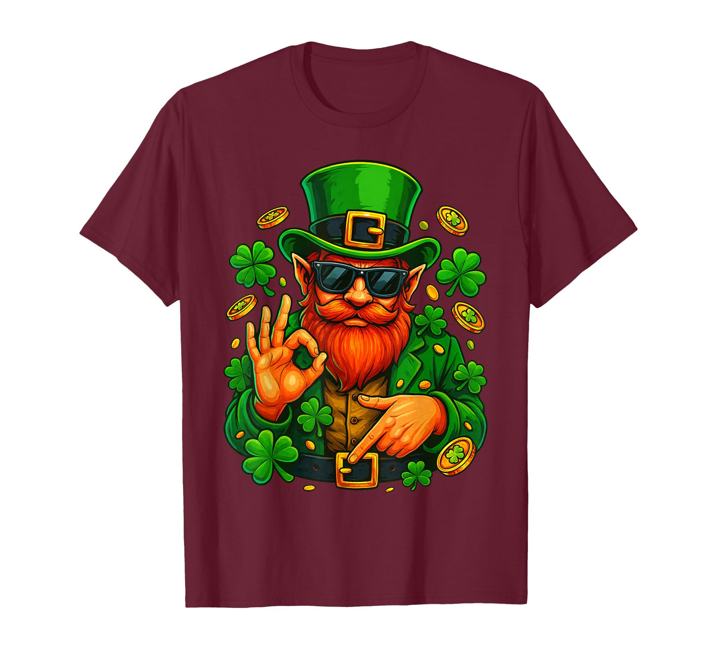 67 Six Seven Gen Alpha Slang Leprechaun Funny St. Patricks T-Shirt