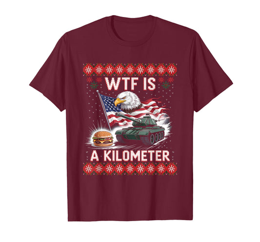 WTF is A Kilometer Christmas Sweater T-Shirt