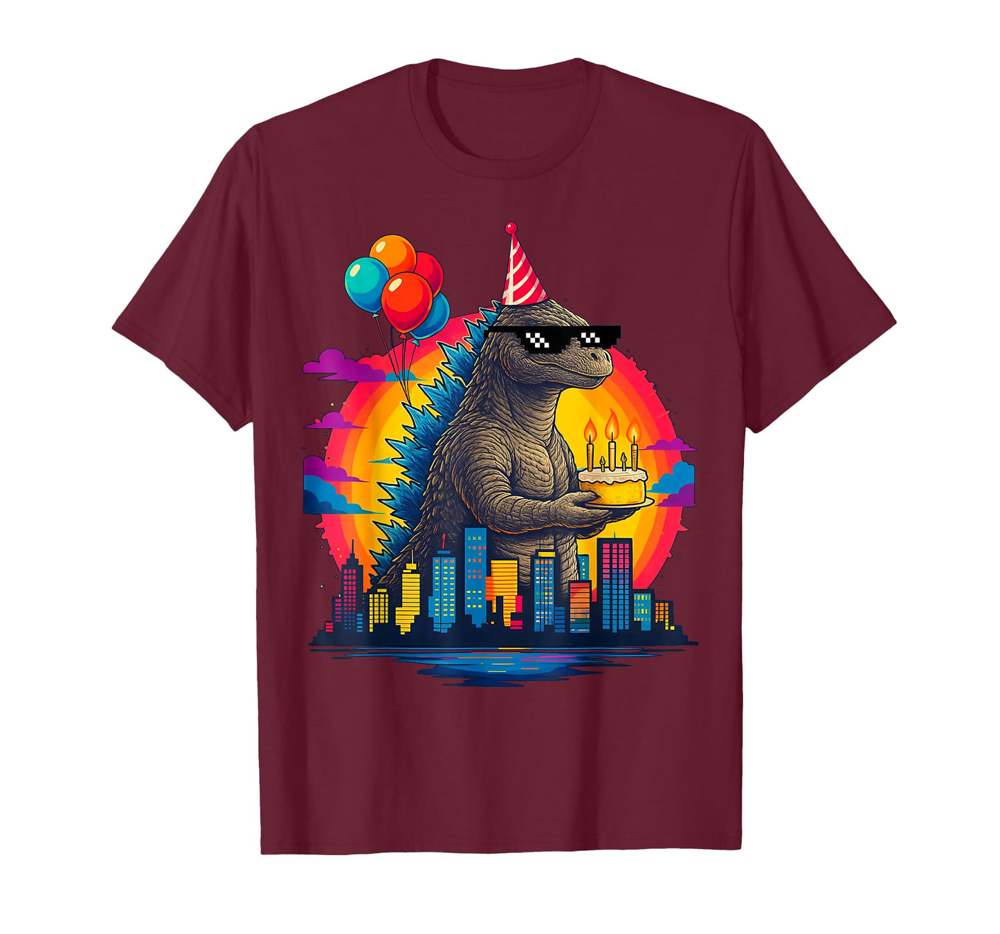 Birthday Boy Kaiju Vintage Birthday Monster T-Shirt