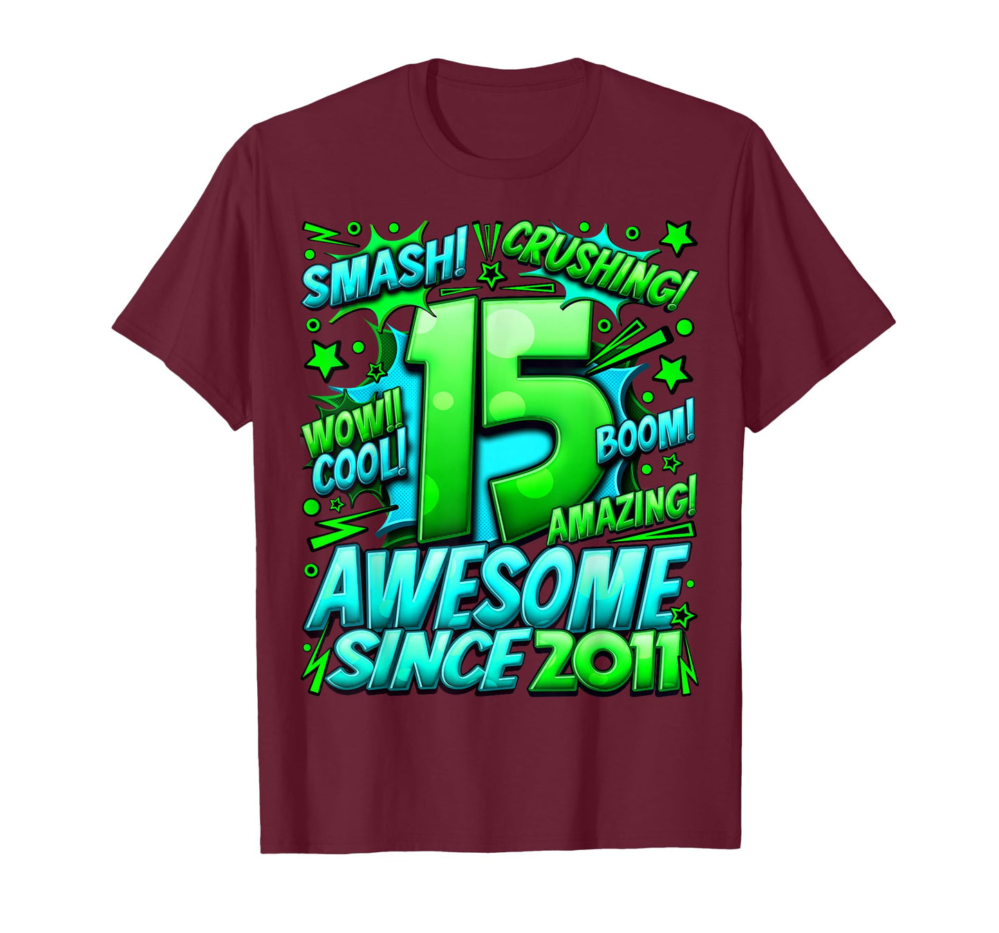 15 Year Old Gifts for Boys 15th Birthday Boy 15 Year Old Boy T-Shirt