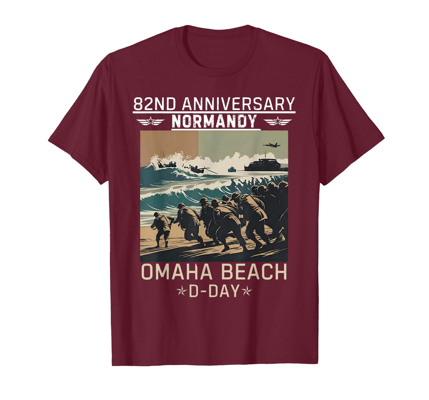 82nd Anniversary 2026 Normandy Omaha Beach D-Day T-Shirt